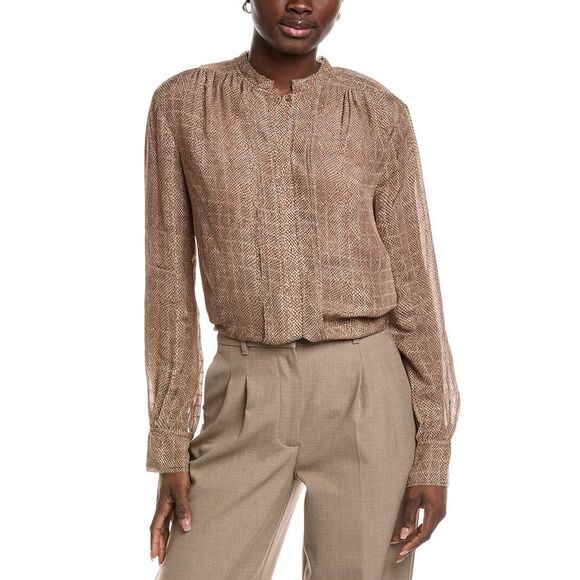Hugo Boss Tops - Hugo Boss Womens Blouse, Tan